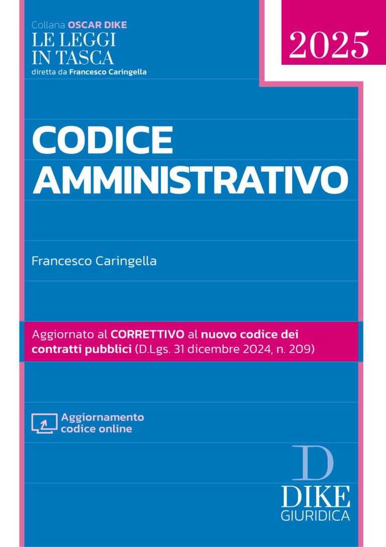 Codice Amministrativo Pocket Formato Tascabile Dike Giuridica