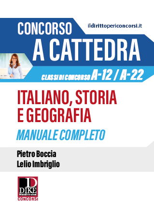 Manuale Concorso Docenti Secondaria Italiano, Storia, Geografia