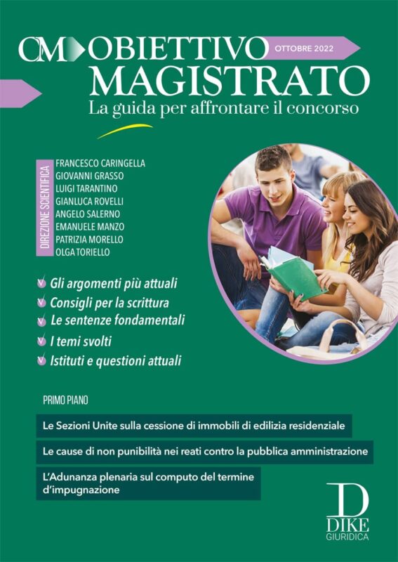 Rivista Obiettivo Magistrato La guida per affrontare il concorso - Ottobre 2022