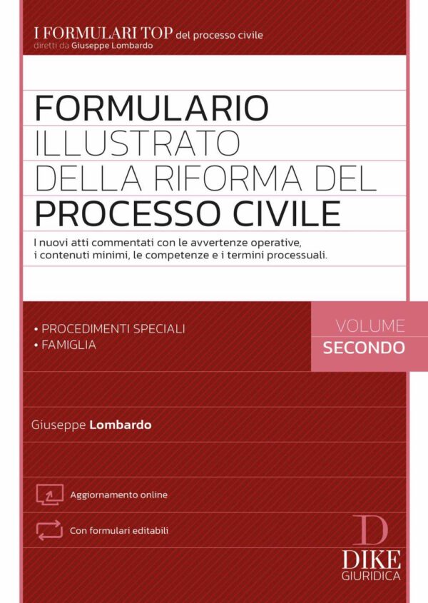 Formulario illustrato della Riforma del Processo Civile