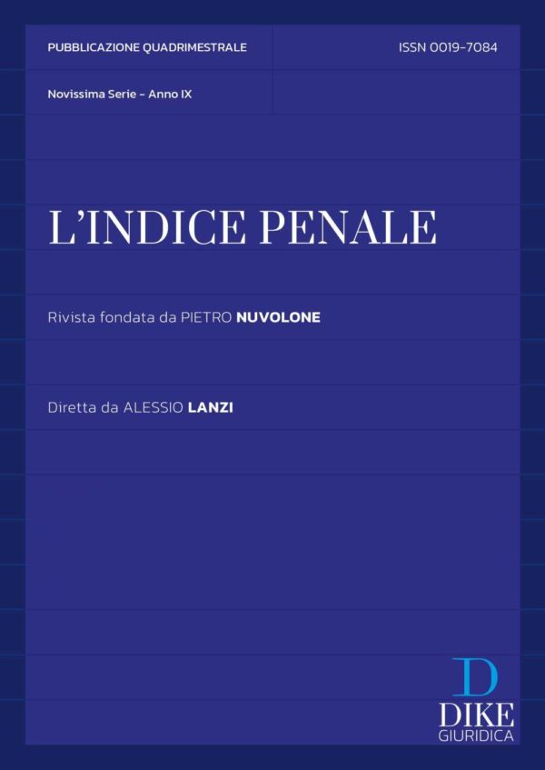 indice Penale rivista 3