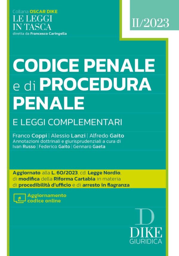 Codice di Procedura Penale 2023
