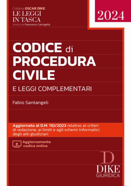 Codice di Procedura Civile e leggi complementari 2024