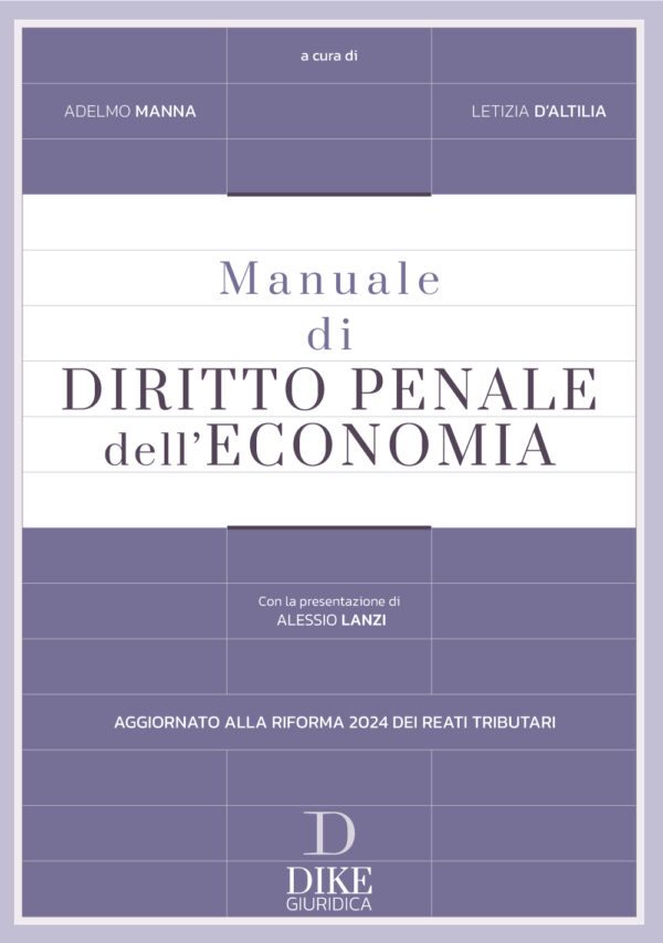 Manuale di diritto penale dell'economia