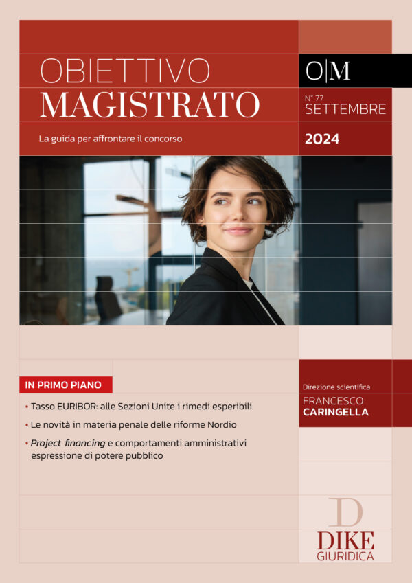 Obiettivo Magistrato Settembre 2024