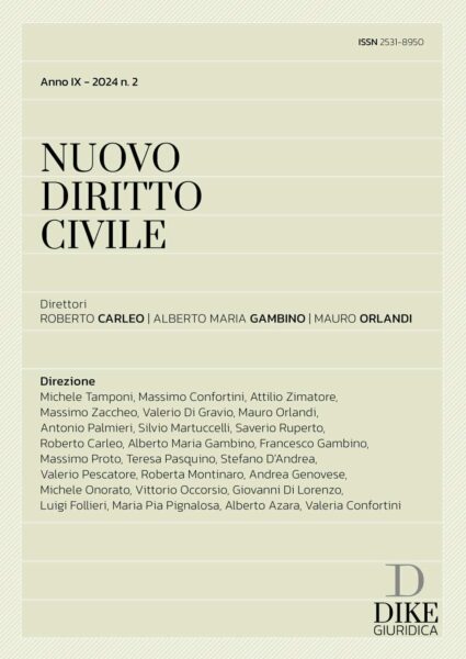 Rivista Diritto Civile