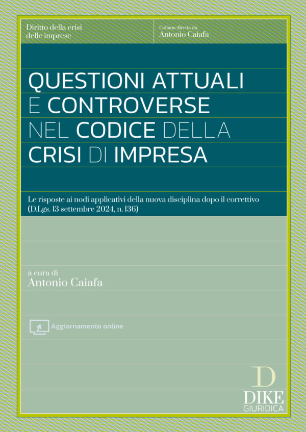 Questioni nel codice della crisi di impresa