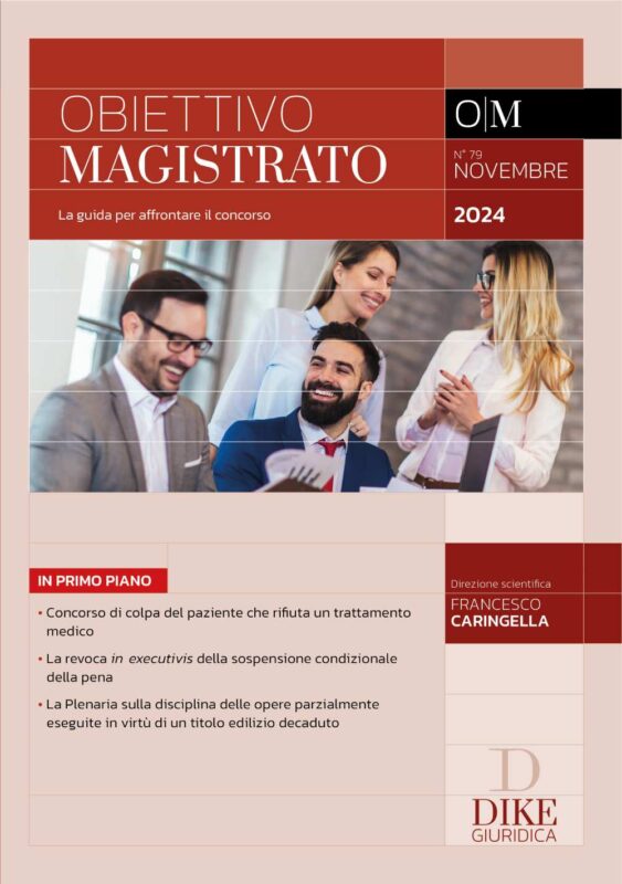 Obiettivo Magistrato Novembre 2024