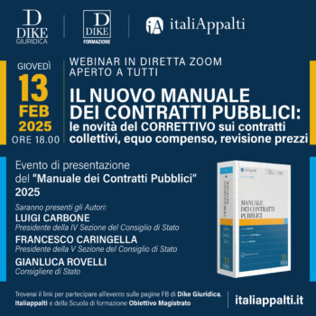 Corso correttivo dei contratti pubblici