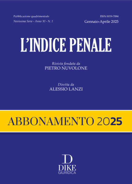 indice Penale 2025 abbonamento