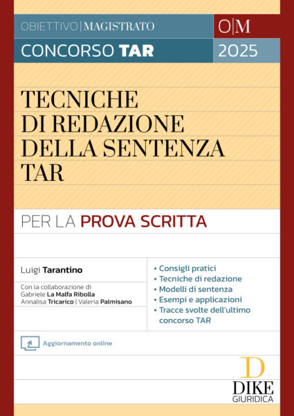 Tecniche di redazione della sentenza TAR 2025