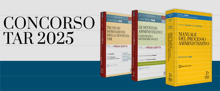 Libri per il Concorso TAR 2025