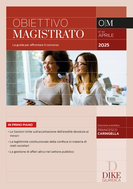 Rivista Obiettivo Magistrato Aprile 2025