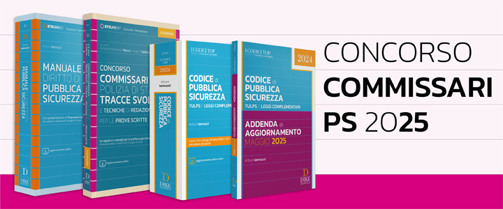 Libri per il Concorso Commissari di Polizia