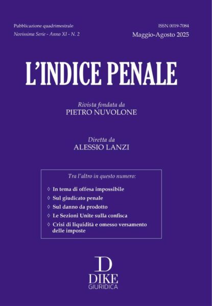 L'Indice Penale