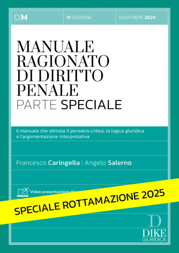 Rottamazione Manuale Ragionato di Diritto Penale Parte Speciale