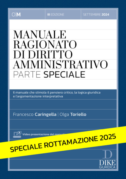Rottamazione Manuale Ragionato di Diritto Amministrativo Parte Speciale