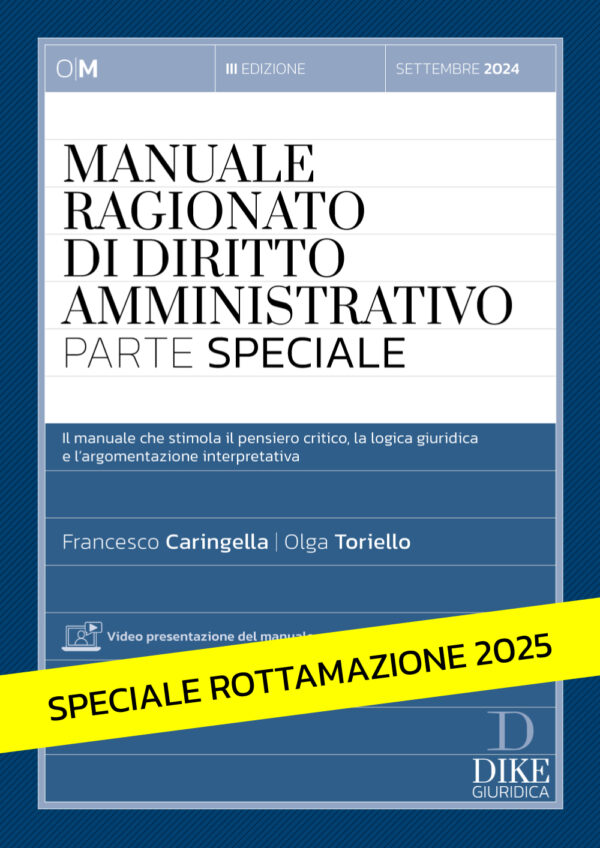 Rottamazione Manuale Ragionato di Diritto Amministrativo Parte Speciale