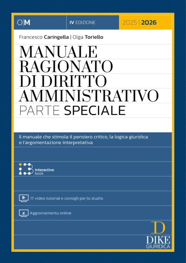 Manuale Ragionato di Diritto Amministrativo - Parte Speciale