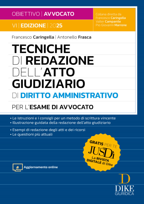 Tecniche di redazione dell’Atto Giudiziario di Diritto Amministrativo per l’Esame di Avvocato 2025/2026