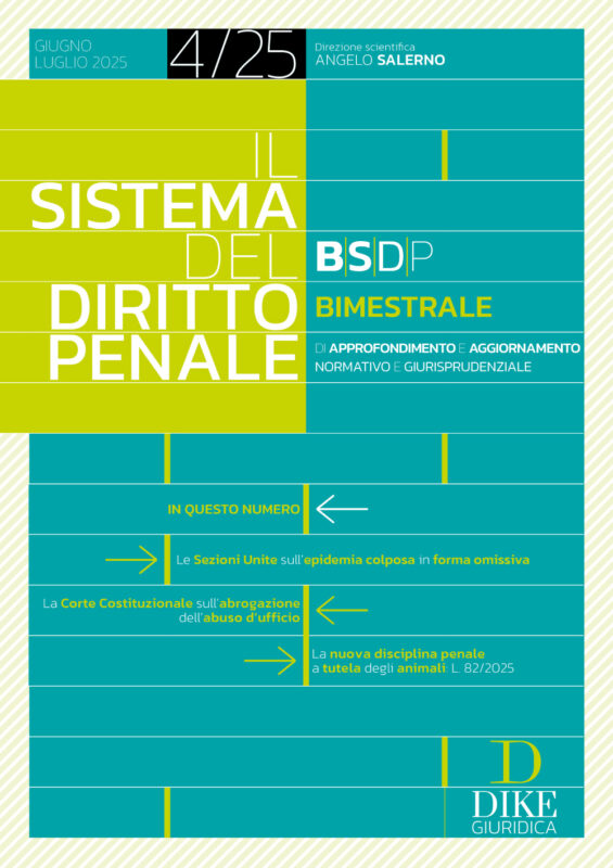 Sistema del Diritto Penale giugno luglio