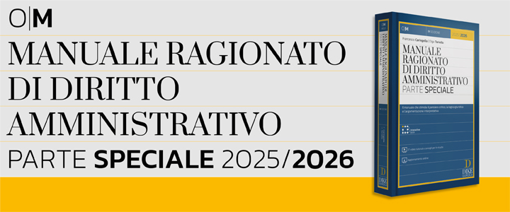 Manuale Ragionato di Diritto Amministrativo 2026 Parte Speciale