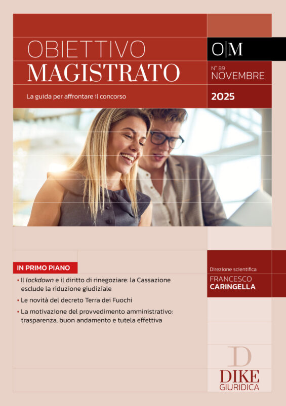 Rivista Obiettivo Magistrato Novembre 2025