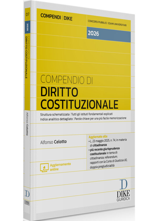 Compendio di Diritto Costituzionale 2026