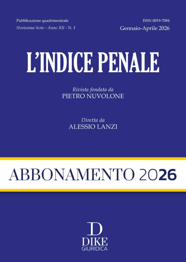 Abbonamento Indice Penale