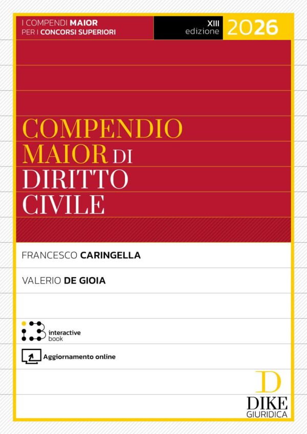 Compendio Maior di Diritto Civile 2026