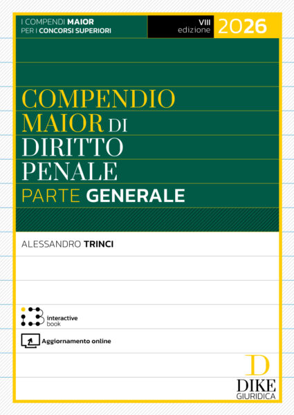 Compendio Maior di Diritto Penale 2026 parte generale