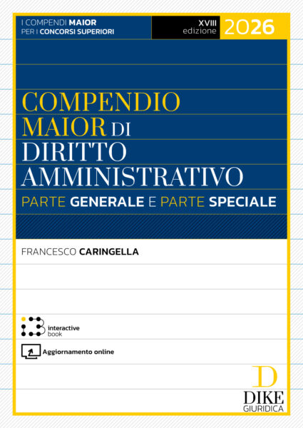 Compendio maior di diritto amministrativo 2026