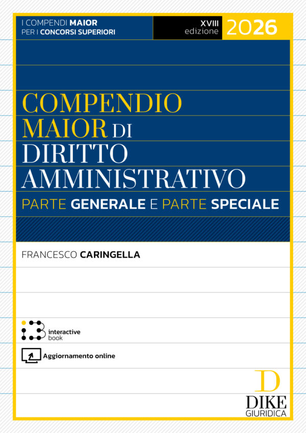 Compendio maior di diritto amministrativo 2026