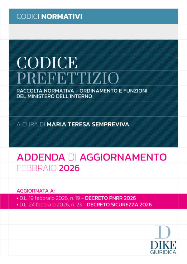 Codice Prefettizio - Addenda di aggiornamento - Febbraio 2026