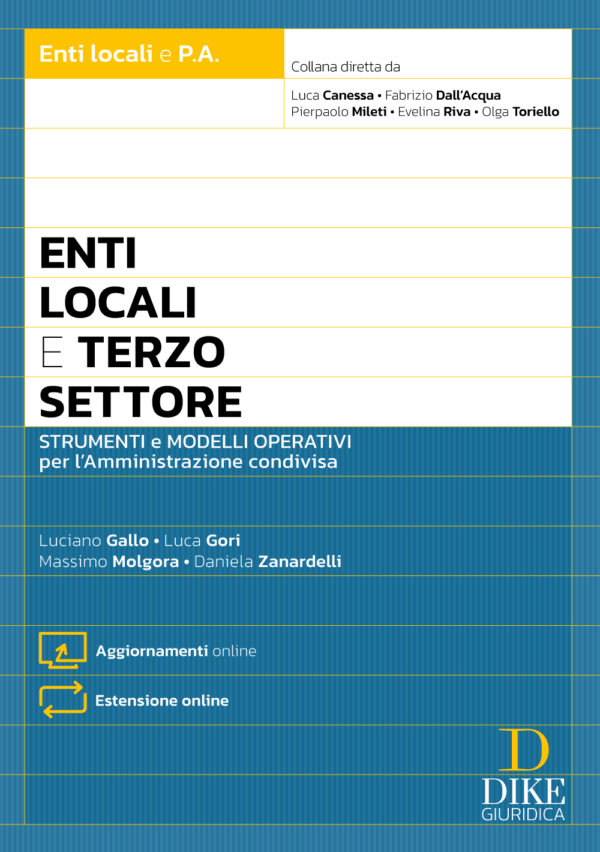 Enti Locali e terzo settore Manuale con Codice del terzo settore e linee guida
