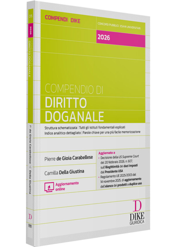 Manuale Compendio di Diritto Doganale