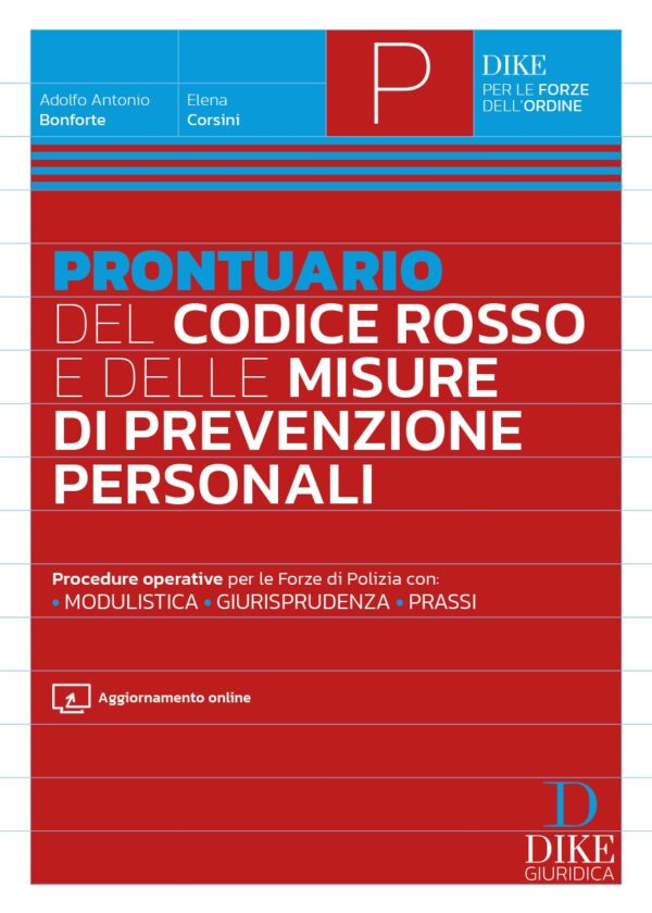 Prontuario del Codice Rosso e delle Misure di Prevenzione Personali