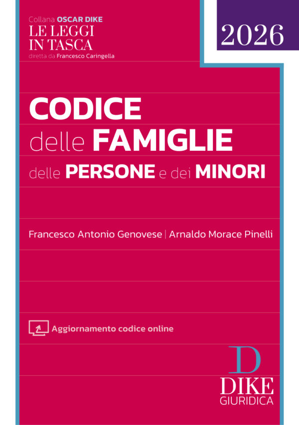 Codice delle Famiglie delle Persone e dei Minori 2026