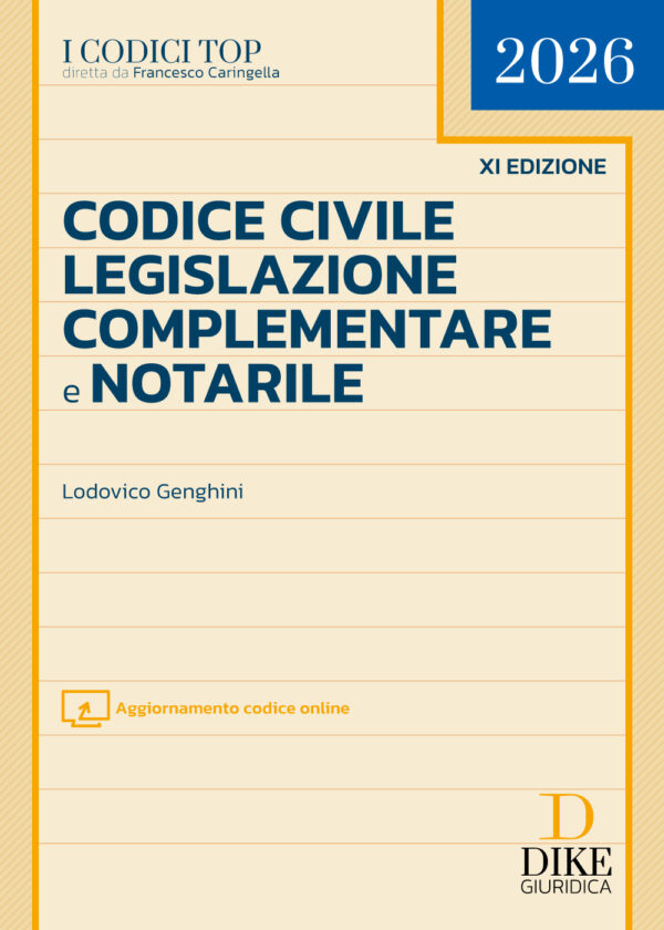 Codice Civile Legislazione Complementare e Notarile Top 2026