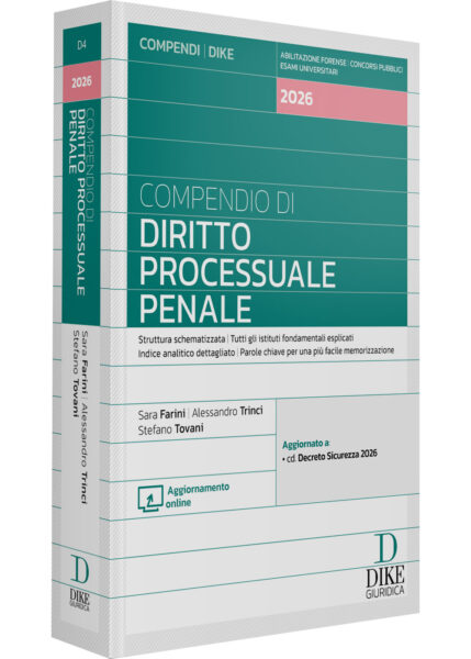 Libro Compendio di Diritto Processuale Penale 2026