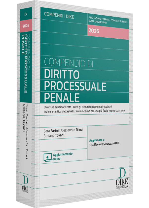 Libro Compendio di Diritto Processuale Penale 2026