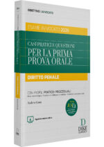 libro di Casi pratici e questioni per la prima prova orale Diritto Penale esame avvocato 2026