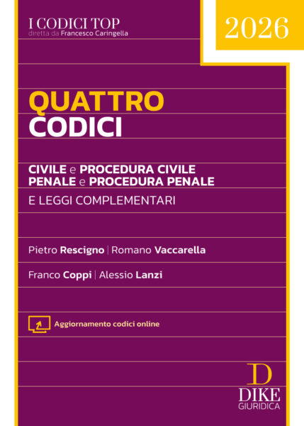 i Quattro Codici aggiornati 2026