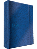 Agenda legale blu elettrico