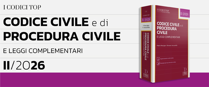 Codice Civile e di Procedura Civile e leggi complementari TOP II/2026