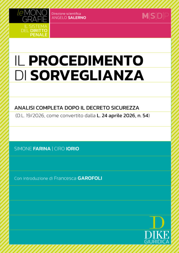 Il procedimento di sorveglianza