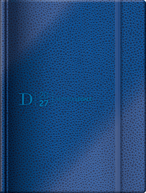Agenda legale 2027 blu elettrico