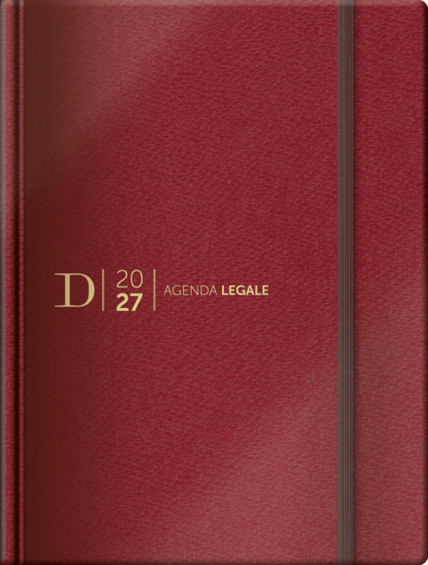 Agenda legale 2027 rossa