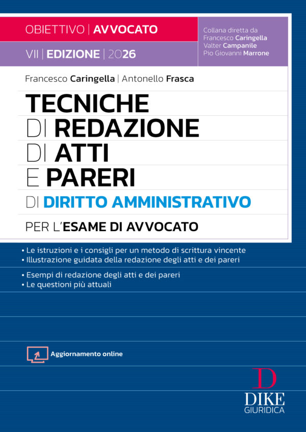 Tecniche di redazione di Atti e Pareri di Diritto Amministrativo per l'esame di avvocato