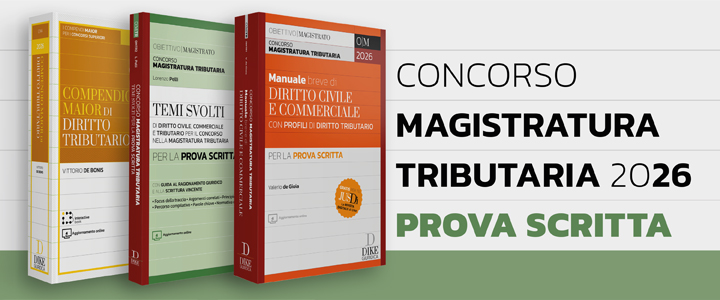 Manuali concorso Magistratura Tributaria